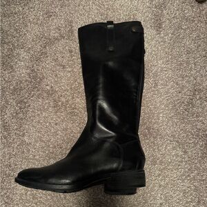 Sam Edelman Black Knee-High Leather Boots